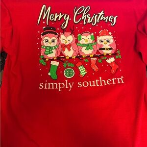 Simply Southern Vibrant Red Tee